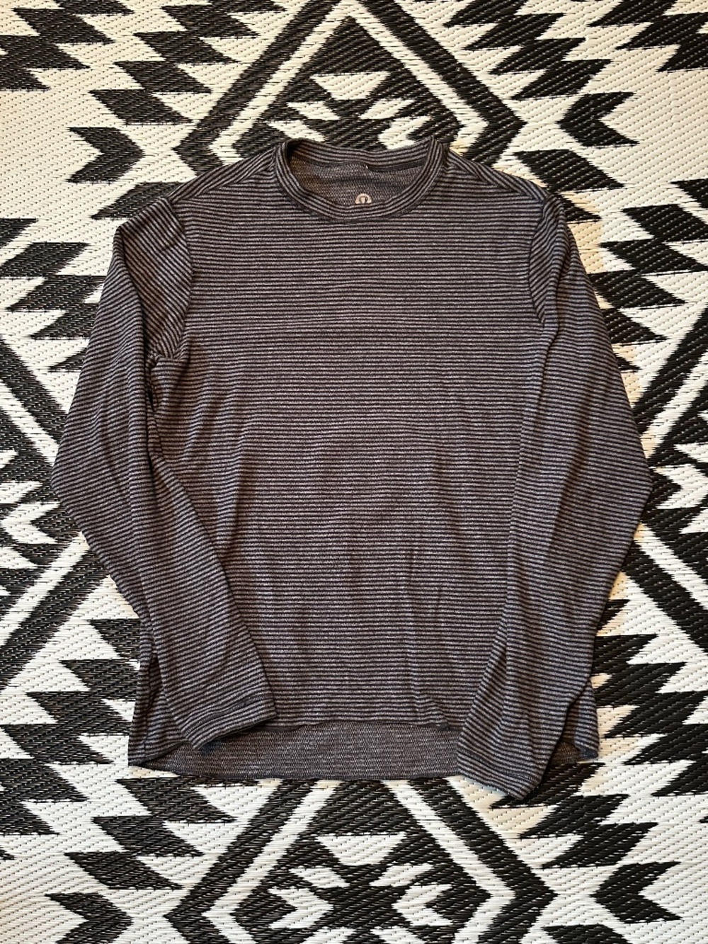 Lululemon Horizontal Striped Athletic Longsleeve Shirt